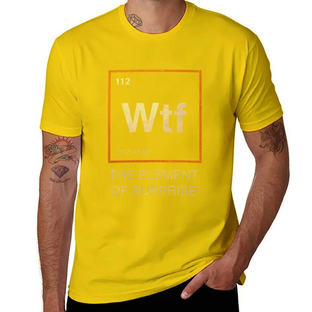 Wtf The Element Of Surprise T-shirt hippie clothes oversized graphics clothes for men