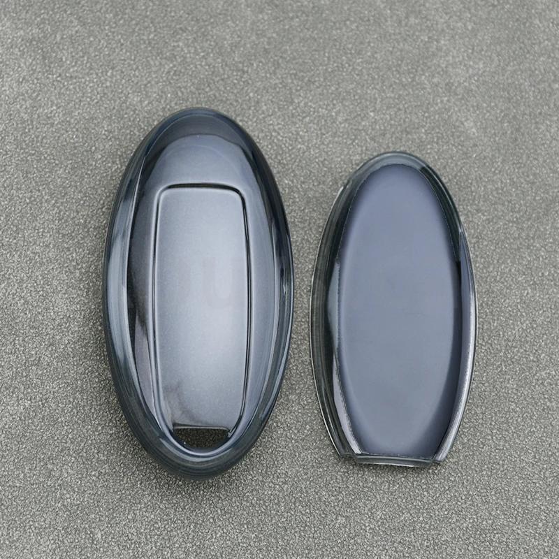 For Nissan Qashqai X-Trail T32 T31 Juke J10 J11 Kicks Tiida Pathfinder Note Soft Transparent Tpu Car Key Case Cover Shell Fob