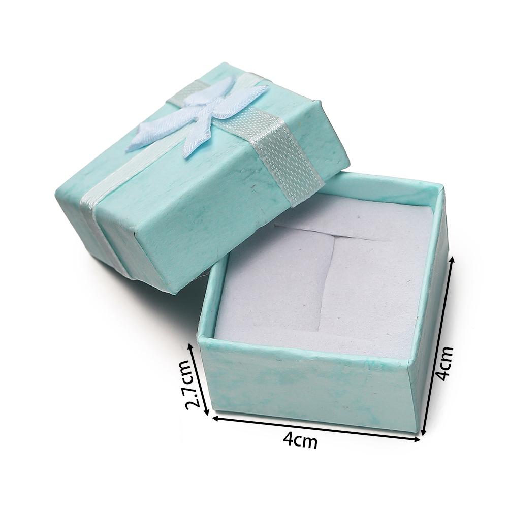 1pc High Quality Paper Ring Necklace Square Box Jewelry Necklace Earrings Rectangular Package Gift Box