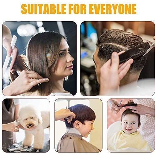 Ciseaux De Coiffure Professionnels Ciseaux Pour Cheveux Barbier 7 Pcs Kit Ciseaux De Coiffure Ciseaux De Coupe De Cheveux Gaucher