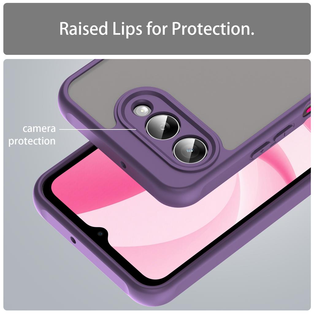 Pro pouzdro T-Mobile T Phone 3/REVVL 8 Odolné proti pádu Airbagy Matné Průsvitné PC + TPU Zadní kryt telefonu