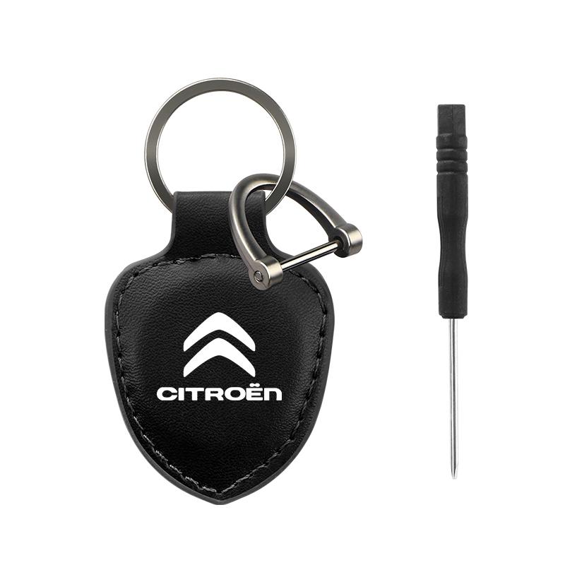 

Car New Classic Vintage shield Keychain Gift For Citroen C12345 C4L C8 BerlingoXsara crosser C-ELYSEE JUMPY NEMO VTS Accessories чёрный
