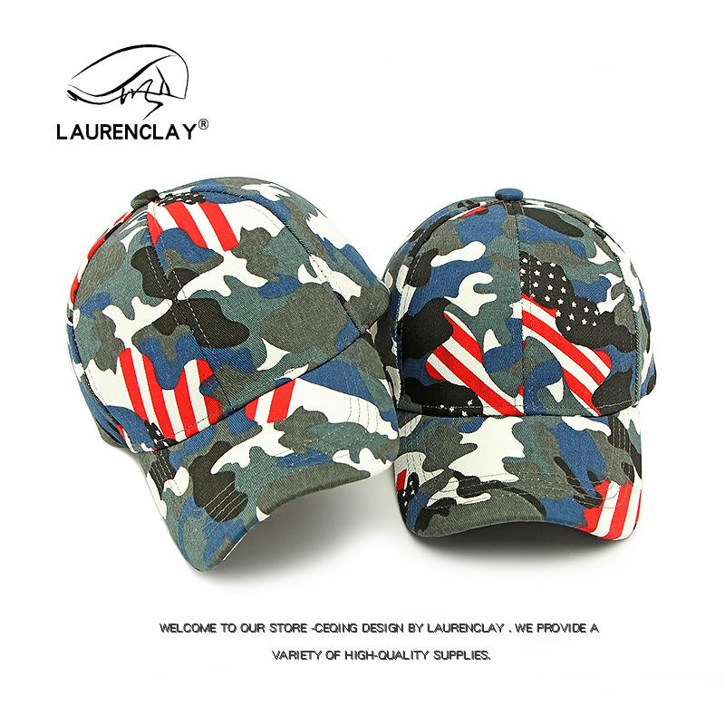 National flag camouflage hard top baseball cap men's and women's outdoor sun protection visor sun hat casual versatile cap