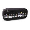 Undertale Pencil Case, Large Capacity, Multifunctional, Stylish Leather Pen Pouch, Simple Tool Pencil Case for Boys, Girls, and Kids, Suitable for Hig