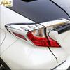 For 2016- Toyota CHR C-HR 4pcs Chrome Rear Tail Light Lamp Cover Trim