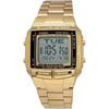 Casio Data Bank Telememo 30 Digital Watch DB-360G-9A Men's Gold Analog Display