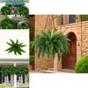 Boston Fern Artificial Plant With Uvresistant Plastic Foliage For Home Decor And Office Space