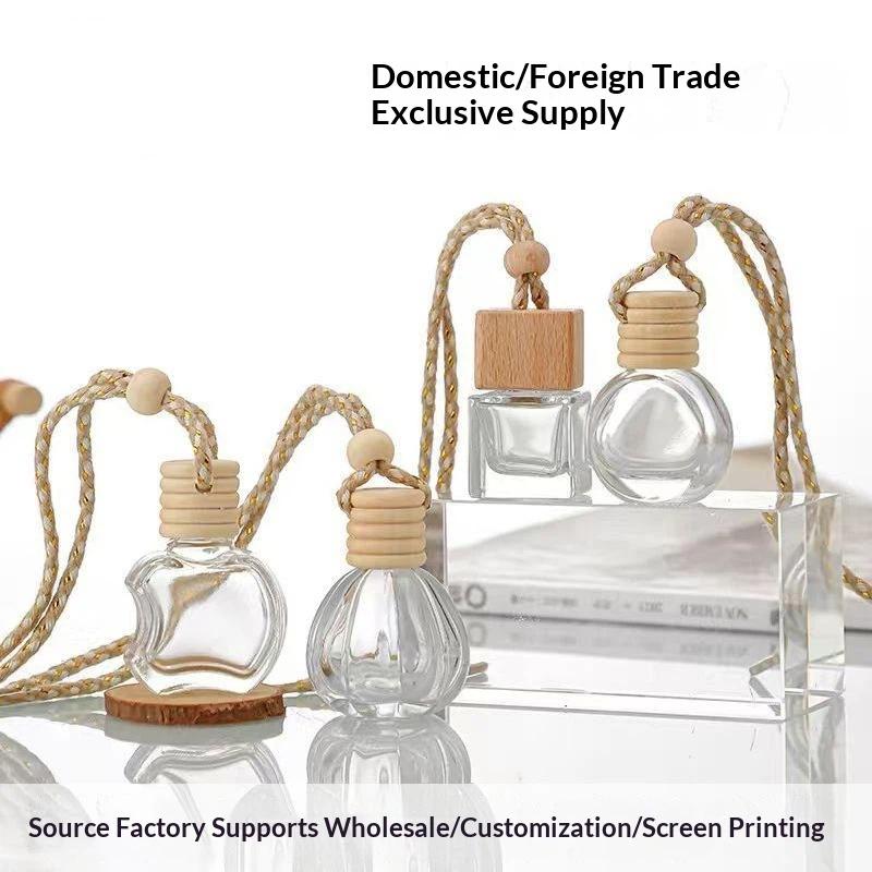 Empty Refillable Hanging Car Diffuser Bottles 21PCS 8ml Transparent Air Freshener Perfume Container Gift for Friends
