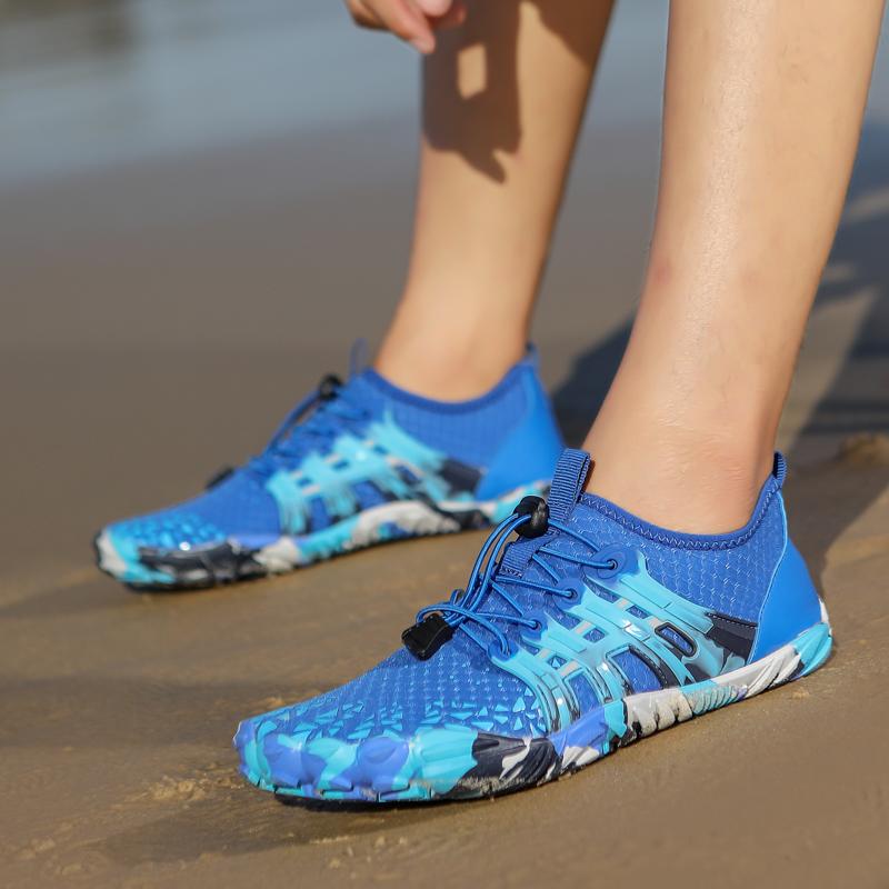 Wading Shoes Adult Water Sports Shoes Sea Pool Swimming Aqua Shoes Quick Dry Beach Wading Sneakers for Surfing Fishing Boating