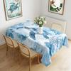 Watercolor Style Ocean Turtle Rectangle Tablecloth for Table Decor Waterproof Reusable Tablecloths for Table Holiday Party
