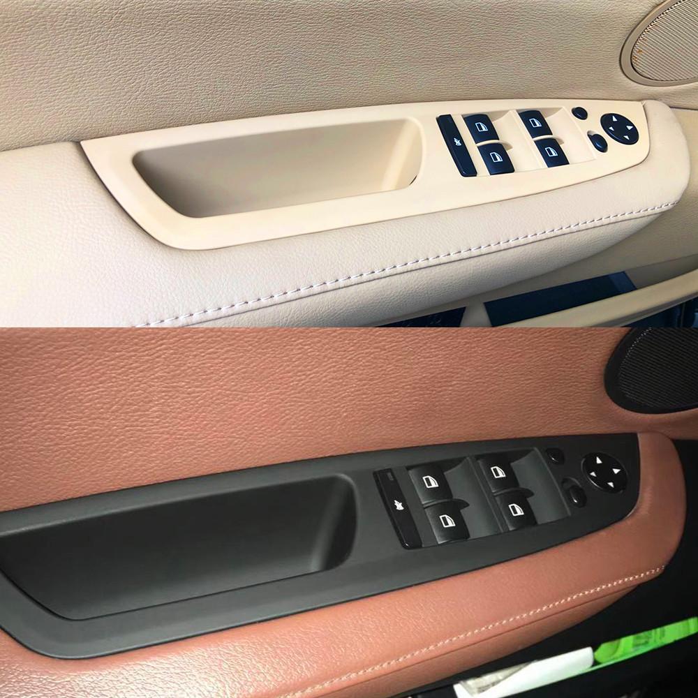 LHD RHD Left Right Hand Driver Car Door Armrest Window Switch Panel Pull Handle Cover Trim For BMW X5 X6 E70 E71 E72 2007-2013