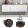 Adjustable 3/8" Furniture Leg Levelers with High Density Rubber Floor Protectors Adjustable Leg Levelers for Furnitures