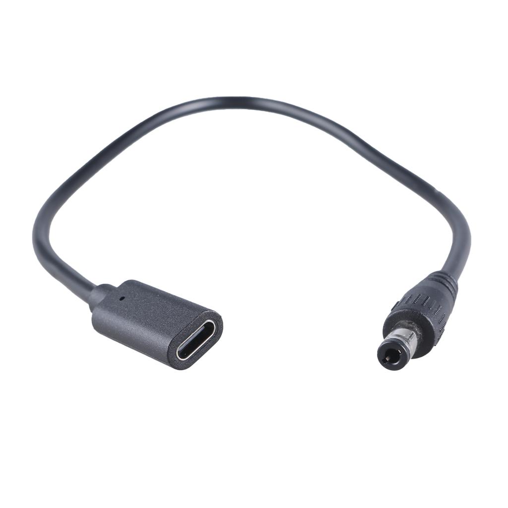 Type C to DC5.5x2.5mm Connectors Power Cable Fast Charging Cord 9V/12V/15V/20V Output Voltages for Routers LED Light