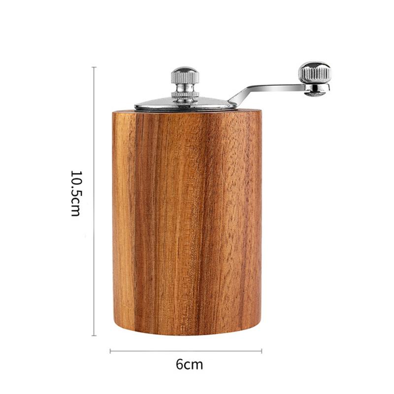 

Деревянная мельница для перца ручная регулируемая степень помола мельница для морской соли и перца черная с ручкой кухонная бутылка для измельчения специй коричневый