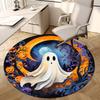 1pc Office Carpet Chair Mats Halloween Ghost Moon Perfect for Decorating Office Chairs, Living Rooms, Or Bedrooms.YDT005