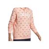Adidas Letter Print Hooded Casual Long Sleeve Sweatshirt Women Sweatshirt Pink EI6246