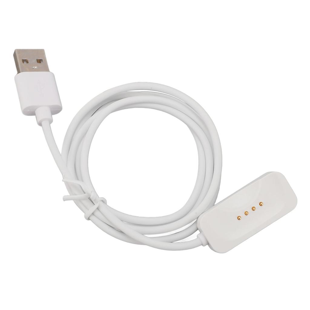 Smart Watch Charger PVC ABS 3.3FT Portale USB Magnetic Charging Cable Cord for Watch X 2 3 White