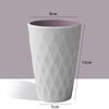 Double-layer Mouthwash Cup Soft Rubber CoatingCouple Brushing Cup Washing Cup Plastic Toothbrush Cup