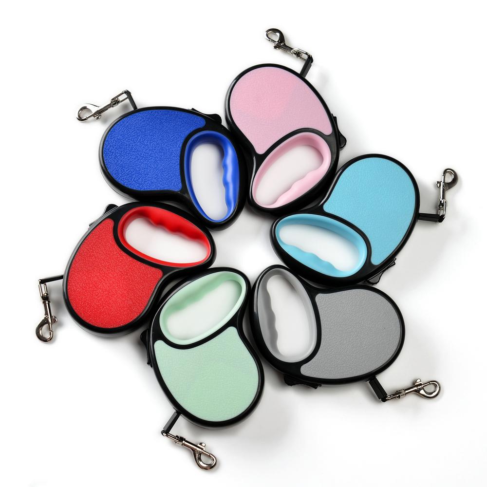 5m Pet Roulette Leash for Small Medium Dogs Cats Automatic Retractable Durable Nylon Puppy Walking Running Outdoor Collars Rope