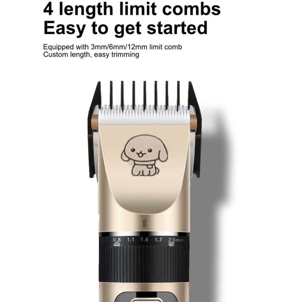 Professional Pet Electrical Grooming Trimmer Cordless Pet Shaver Full Set  Grooming