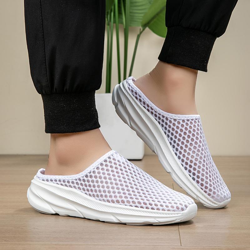 MAEDEF Shoes for Women Men's Half Slippers Breathable Lightweight Comfortable Outdoor Slides Shoes Summer Man Sandals Women Shoe
