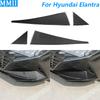 For Hyundai Elantra CN7 2021-2026 Carbon Fiber Front Bumper Lip Spoiler Panel Cover Trim Car Accessories Decoration Sticker