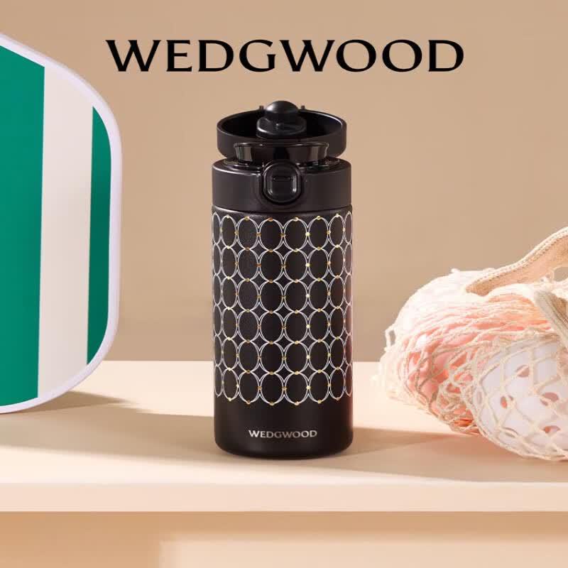 Wedgwood Golden Age Black Insulated Stainless Steel Tumbler