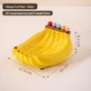 Banana Ceramic Fruit Bowl Set with Forks