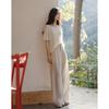 Demana Linen Blend High-Waist Wide-Leg Pants