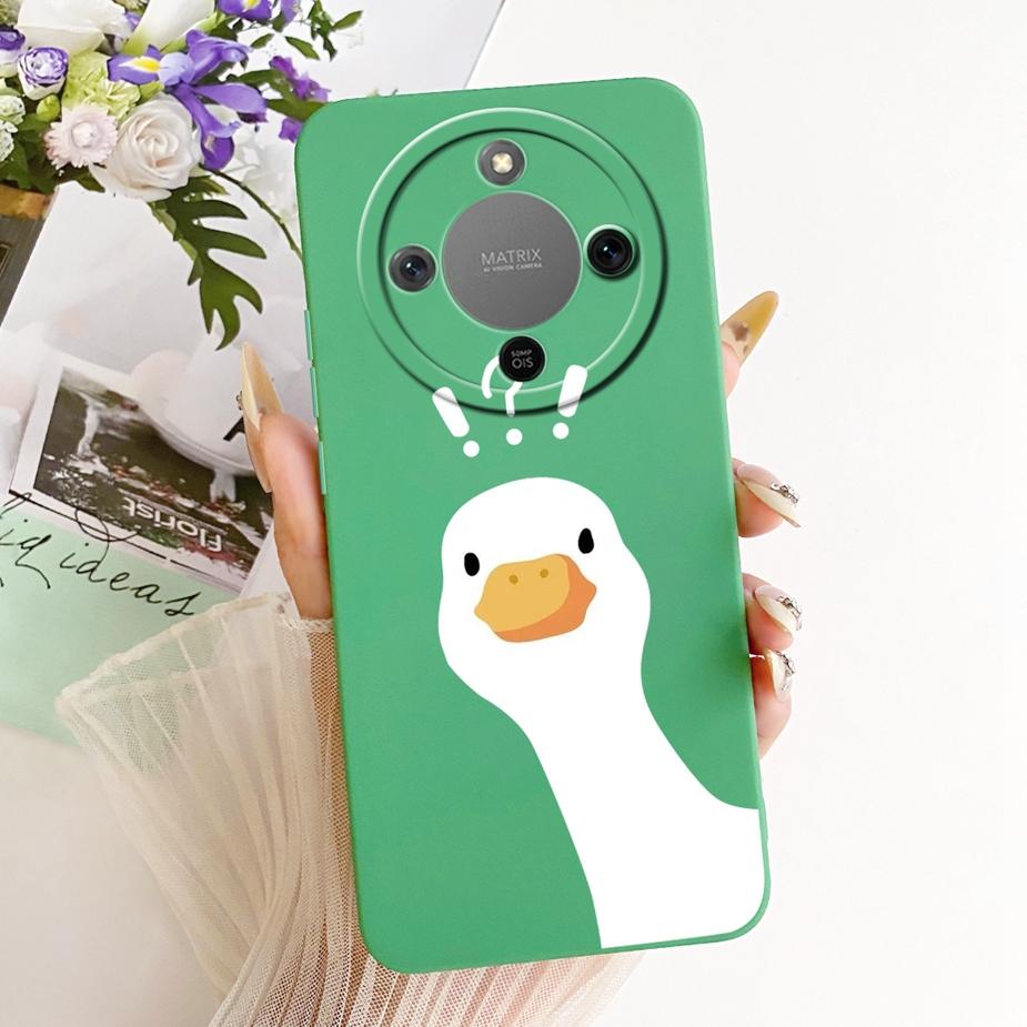 For Honor X9d Case MTN-NX1 Cute Dinosuar Cartoon Cover Soft TPU Phone Cases For Honor Magic 8 Lite X 70 HonorX70 HonorX9d Fundas
