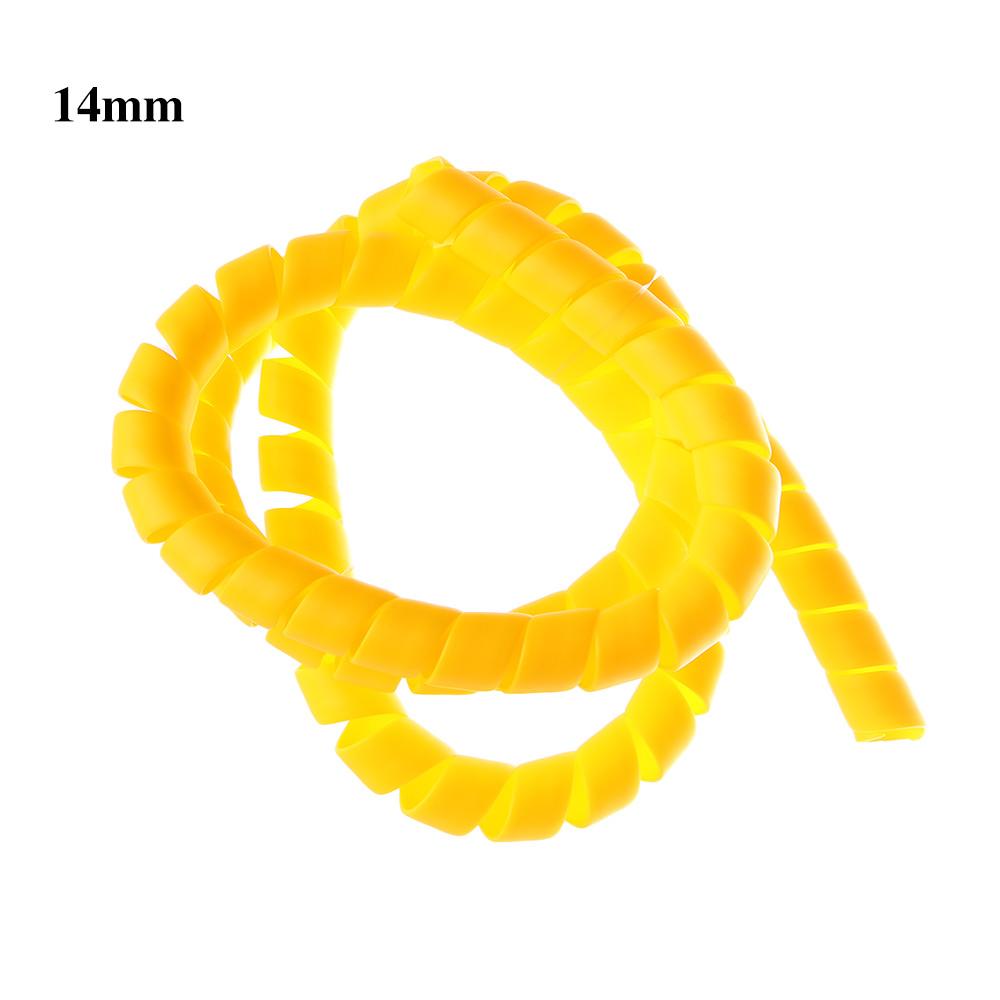 10mm/14mm Retardant Wire Organizer Casing Spiral Wire Cable Sleeves Winding Pipe