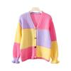 Casual Minimalist Cardigan Knit Outerwear For Women