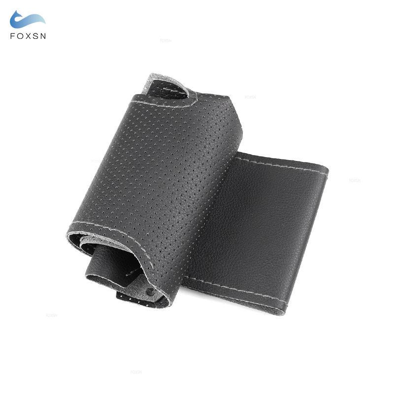 For Opel Vauxhall Astra J 2009-2015 Meriva B 2010-2017 Zafira C 2011-2016 Car Steering Wheel Leather Cover Interior Accessories