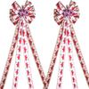Colorful Cartoon Style American Independence Bow Indoor Decoration For Festive Christmas