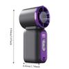 Powerful Wind Super Mini Handheld Fan USB Rechargeable Turbo Fan New Handheld Turbo Fan  Summer