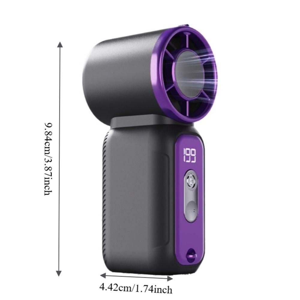Powerful Wind Super Mini Handheld Fan USB Rechargeable Turbo Fan New Handheld Turbo Fan  Summer