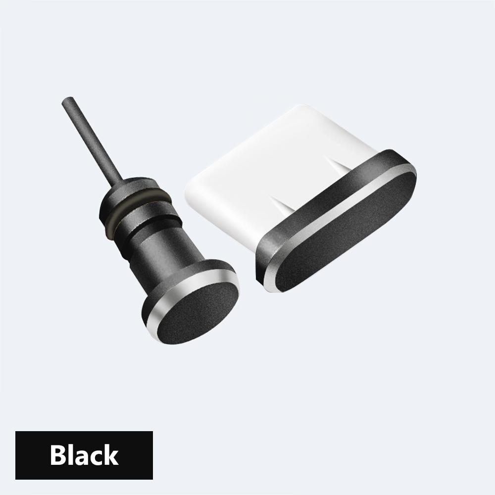 Type C Plug Dust Plug 3.5mm Earphones Jack Sim Card Pin USB Type-C Anti Dust Plug Accessories For Samsung iPhone Huawei Xiaomi2