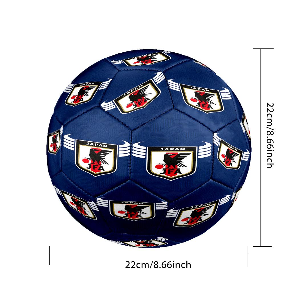 Japan Football Association Emblem Size 5 Soccer Ball,Indoor/Outdoor Suitable for Training Matches Tournaments Practice Games Perfect Gift for Fan