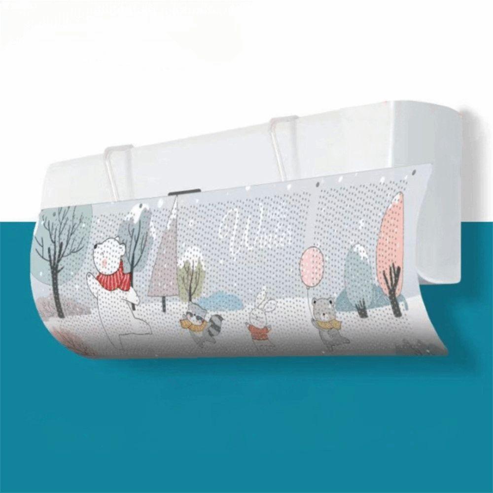 Blow-Proof Wind Guide Cover Universal Adjustable Deflector Outlet Baffle Air Conditioner Outlet