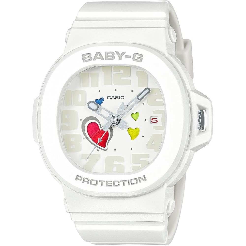 Casio Baby-G Playful Hearts Series BGA-10-7AJF Women s Watch White