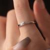 Elegantly Adjustable Crafted Open Heart Ring For Women Unique Design Geometric