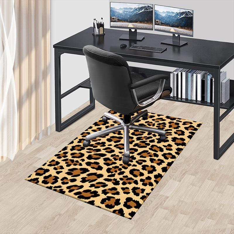 1PC Leopard Print Extra Large Non Slip Floor carpet, Office, family, bedroom, Studio   Large Area Rug Indoor Rugs, , Vibrant Colors