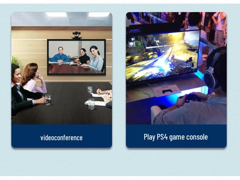 4-Input 1-Output AV Switcher with Lotus Head Interface