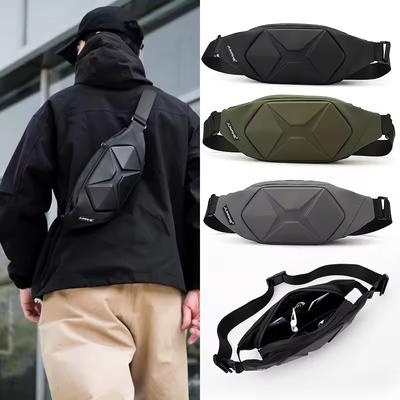 Bolsas de Pecho Impermeables para Hombre Moda Color Sólido Riñoneras de Cintura para Montar Alta Calidad Unisex Riñonera Almacenamiento de Viaje Bolso Cruzado Masculino