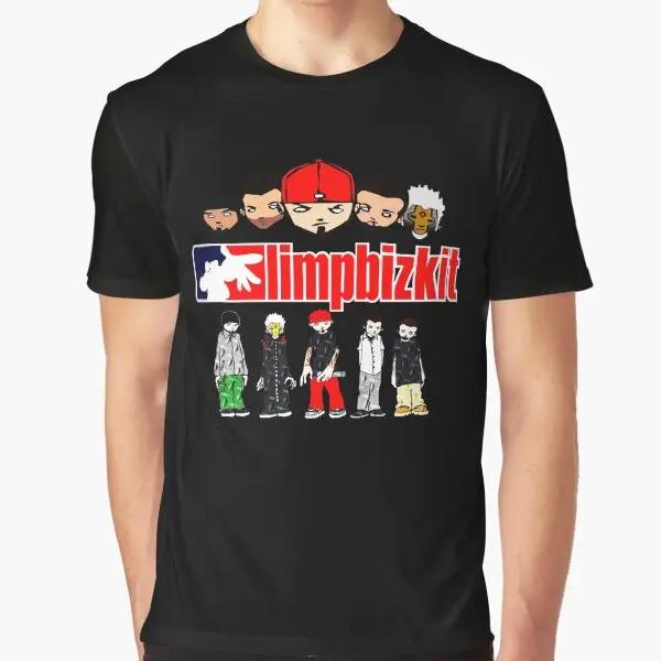 Hot Selling Limp Bizkit T Shirt Music Band Printing Summer Luxury Brand Pure Cotton Men's and Women's T-shirts Short Sleeves