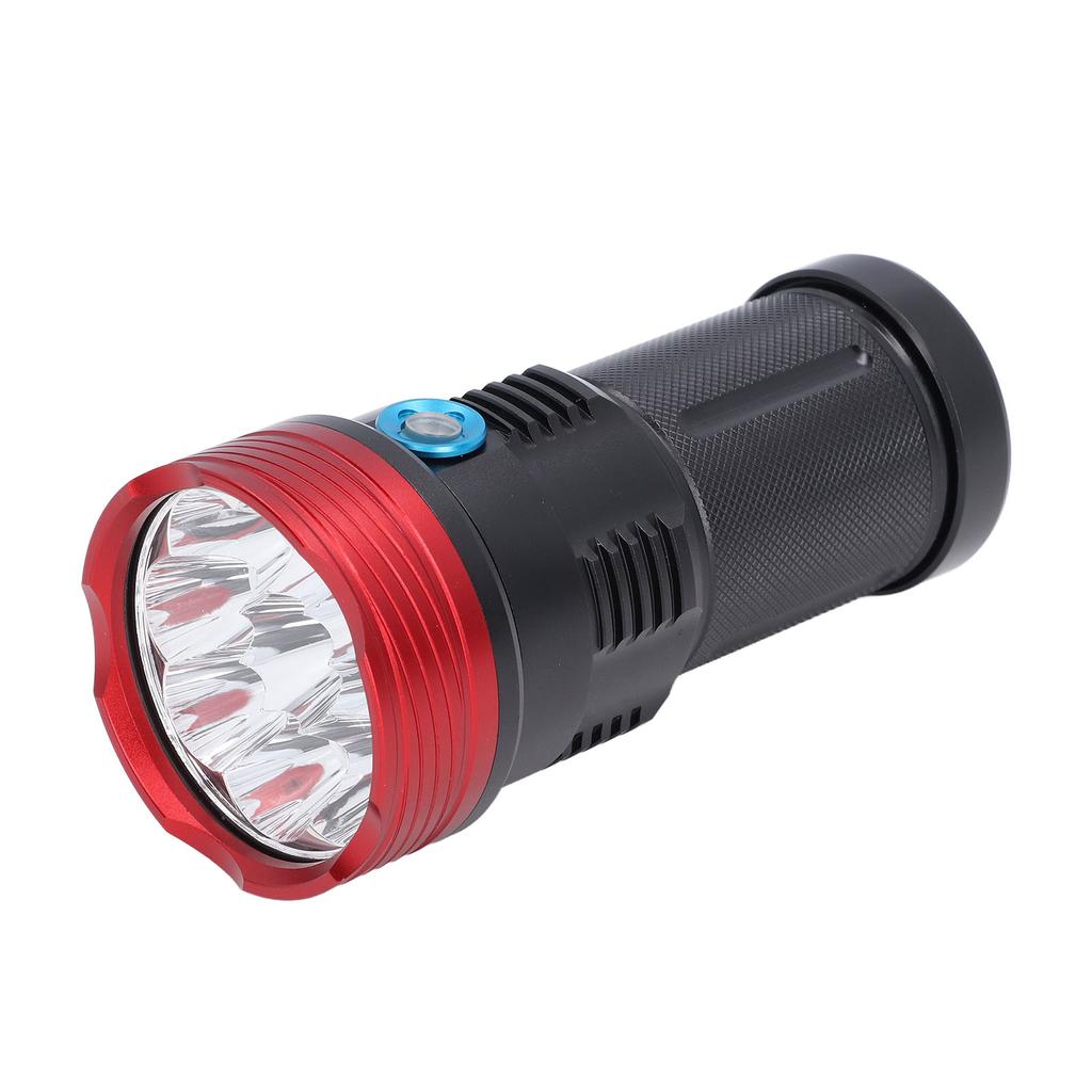 9LED Flashlight 8000LM 3 Mode IPX5 Waterproof Emergency Camping Flashlight for Outdoor Travel