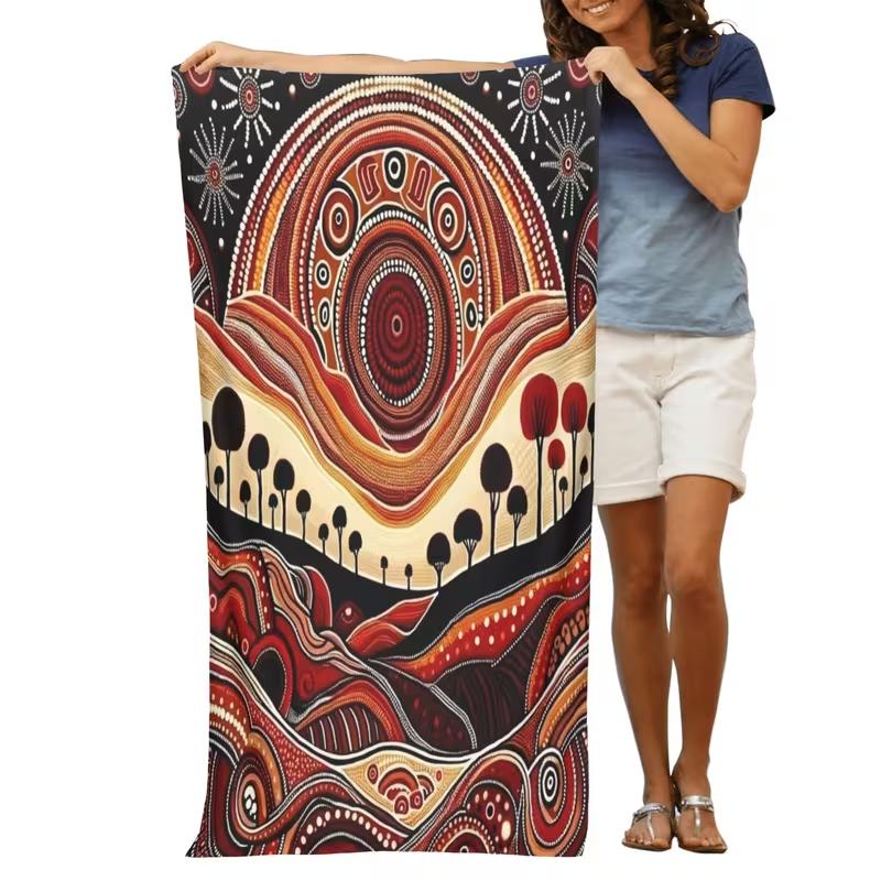 

Mystical Floral Snake Beach Towel Dark Gothic Celestial Moon Star Rose Print Soft Absorbent Quick Dry Towel for Beach Swimming W40*H60(CM)
