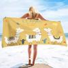 Alpaka Übergroßes Mikrofaser Pool Sandfest Strandtuch Schnell Schnell Trocknend Sandfrei Proof Handtuch Extra Groß Reise Decke Für Kinder