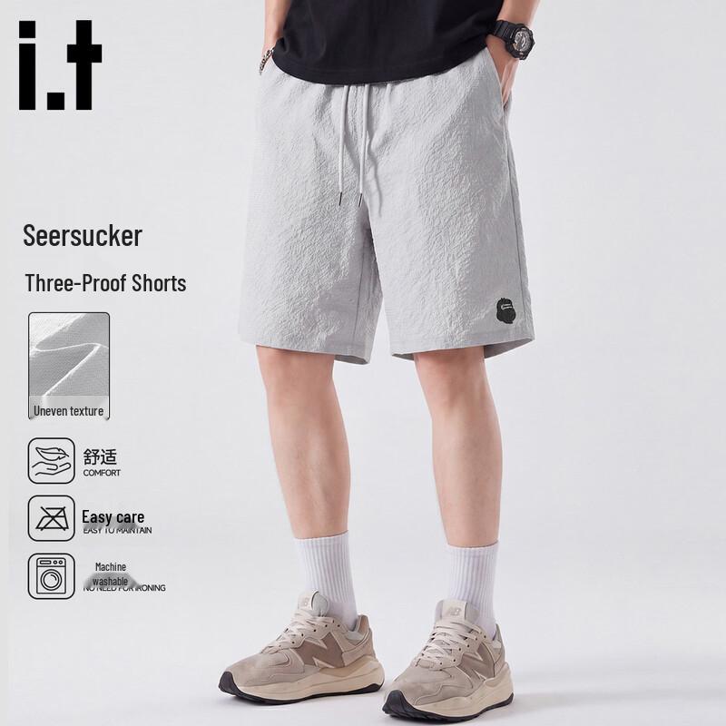 Fingercroxxit Men s Textured Loose Fit Casual Shorts 4XL