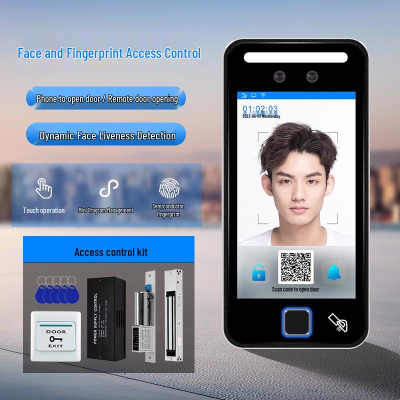 5.5" Smart Face Recognition Access Control & Attendance System for Campus and Community.
